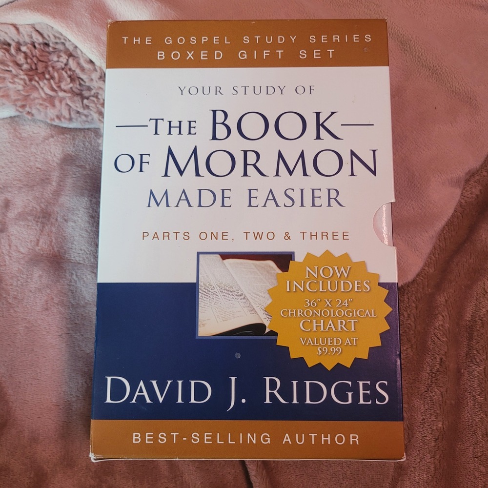 The Book of Mormon Made Easier Boxed Set David J Ridges Parts 1-3 Gospel Study